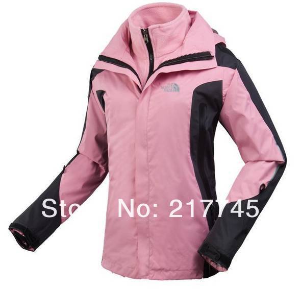 free shipping new women's coat jacket fashion Outdoor Two pieces climbing clothes