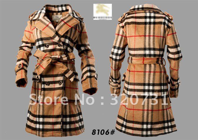 Free Shipping New Wool Coat/Women Wiinter Double-Breasted Wool Coat/Fashion Clothes Women Long Jacket/Trench Coat #8016