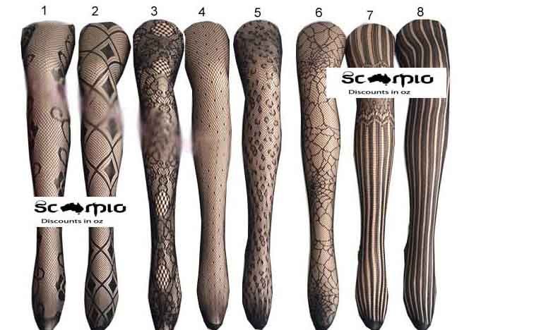 Free shipping !Newest Sexy Fashionable Retro Style Fishnet Stockings Beautiful Woman Lady's Pantihose Wholesale Retail NO. 1-8