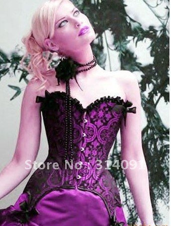 Free shipping!! Nobel Bustier with Garters sexy lingerie wholesale retail 8112