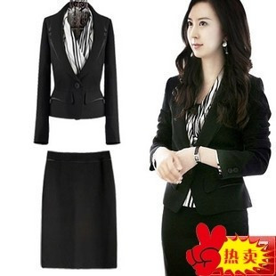 Free shipping Ol slim set professional women's professional skirt professional suit work wear dresses pants