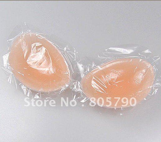 free shipping one pair invisible silicone bra, thickening, strapless, size:A-D,