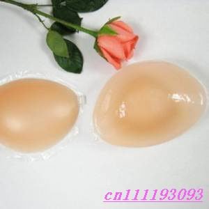 FREE SHIPPING ! ONE PAIR !Strapless Lift Support Nude Silicone Bra Cover  Cup C Size