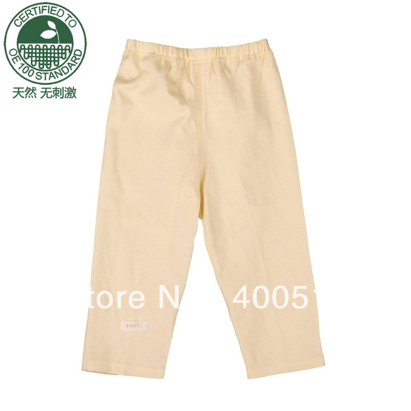 free shipping organic cotton pants baby trousers spring and autumn kids trousers openable-crotch pajama pants lounge pants