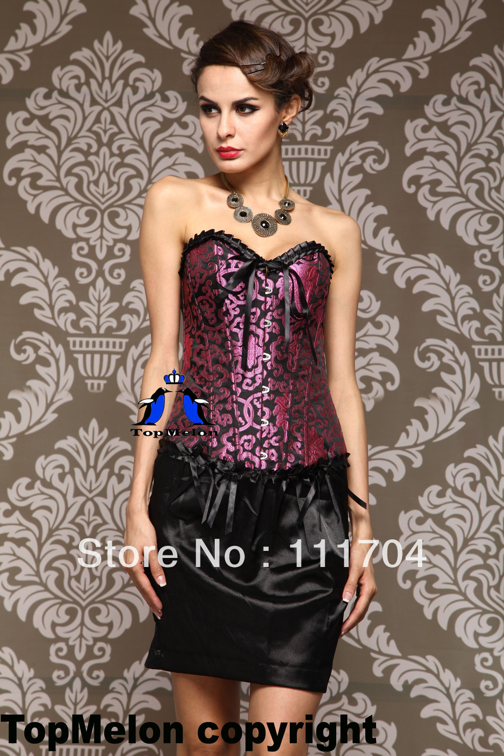 Free shipping  Overbust Corset 990SP+ Cheaper price  + Fast Delivery