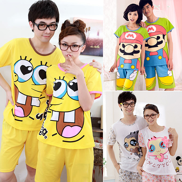 free shipping Pajama Sets 88 ! summer short-sleeve 88 set