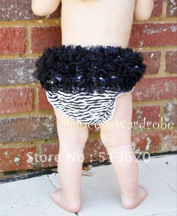 Free Shipping  Panties Bloomers - Black Zebra MAB21