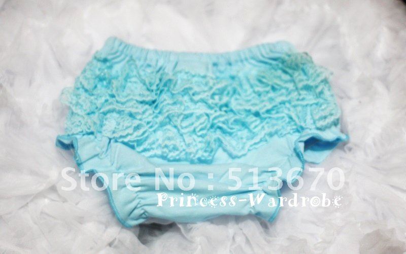 Free Shipping  Panties Bloomers - Light Blue Lace MAB33