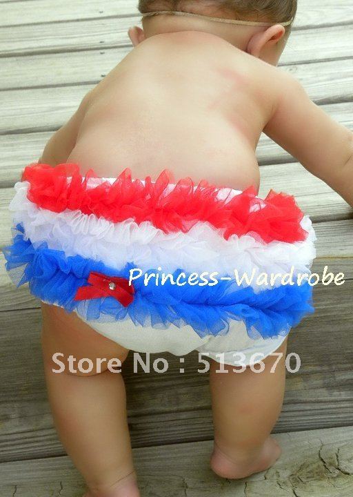 Free Shipping  Panties Bloomers - Red White Blue MAB29