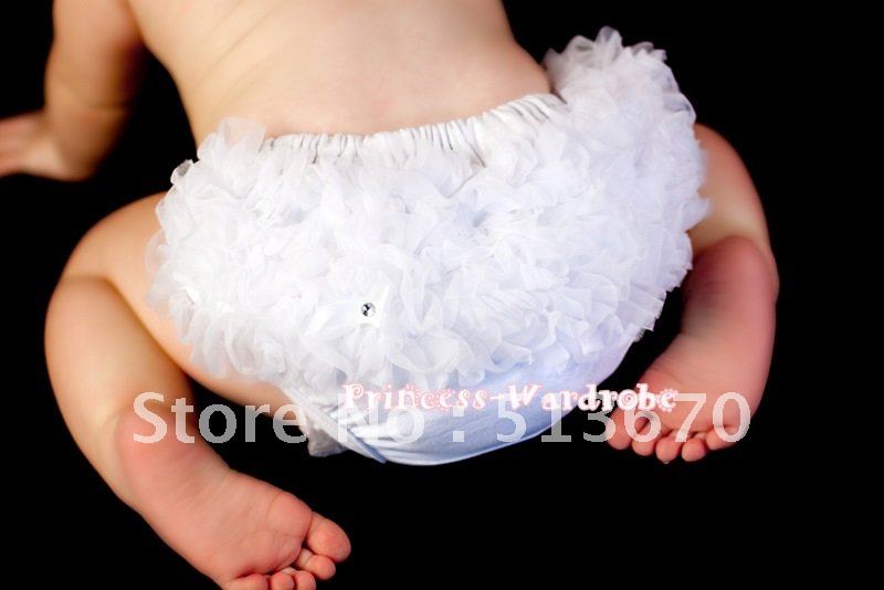 Free Shipping  Panties Bloomers - White MAB02