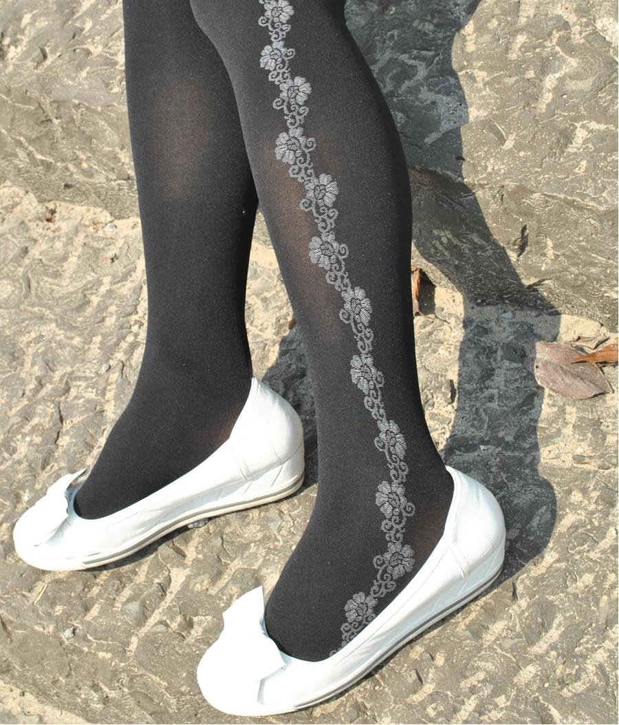 Free shipping Pantyhose,200Denier,Kioto Tights.Floral Pantyhose tube Pantyhose tights.Strumpfhose.Collants.Pantys Medias,MZ6819