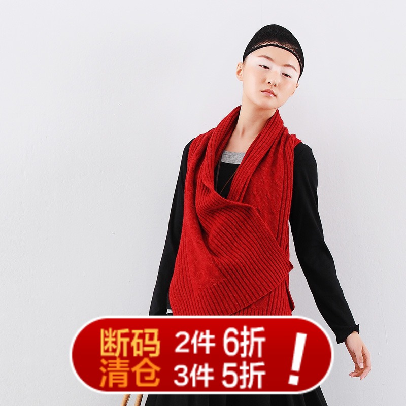 Free shipping Patchwork asymmetrical sweater cape coat thickening thermal sweater female