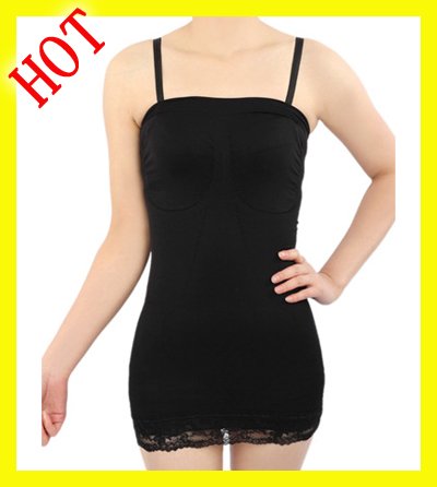 Free Shipping Perfect Slim Body Germaniun Chest Wrapped Undergarment With Race Hem  50pcs/lots