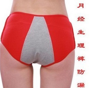 Free shipping Physiological pants leak-proof night modal sexy panties women's trigonometric panties n407