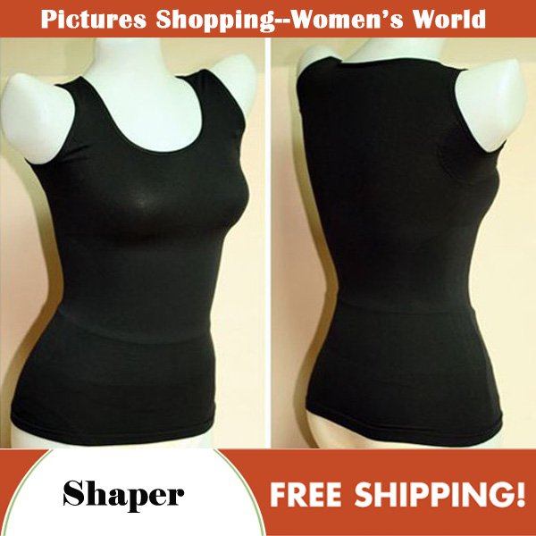 Free shipping ! Professional body shaping slim waist fat burning sweat absorbing basic vest beauty care slimming underwear