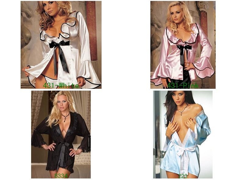 FREE SHIPPING! Promotion 4set /packs. sexy costume, sexy lingerie,sexy robes,Size in M,OK4-2