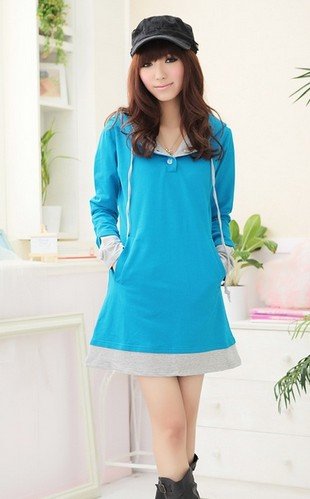 Free shipping!Promotion New  Women Plus size active dress,Casual knee-length dress for women 9134