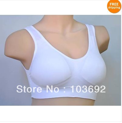 Free shipping Promotion  Tracking number New Women's Sports Bras Shapewear Seamless Yoga Exercise Walk Lady Underwire Top