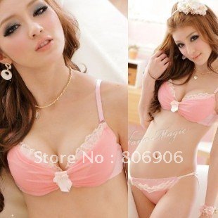 Free shipping Push up Bra & Brief Sets convertible brassiere women's sex Bra Sets lingerie bustier underwear