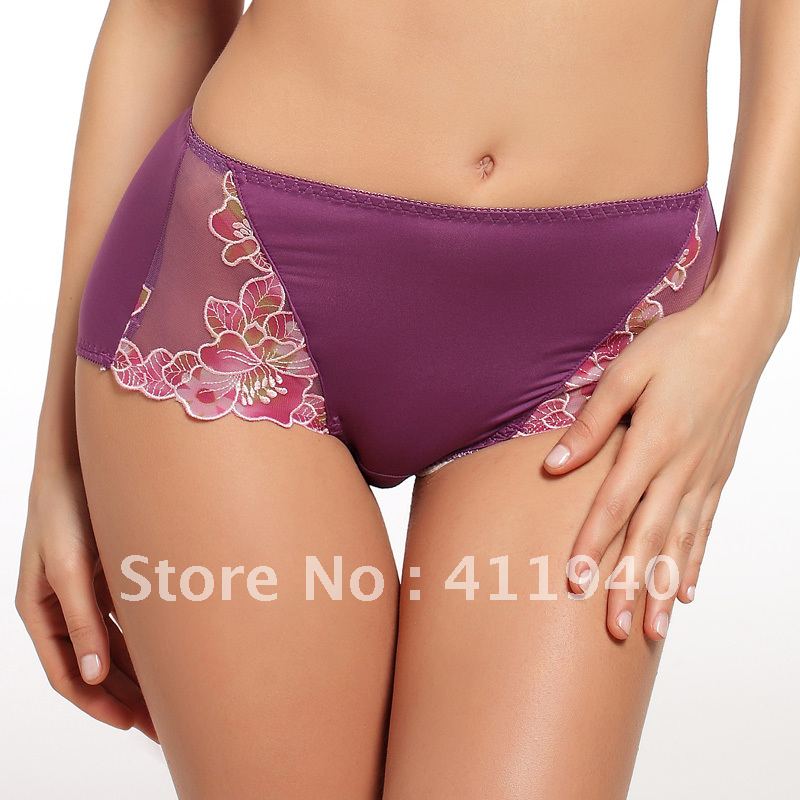 Free shipping, QIANNAIMEI 2012 new arrival elegant sexy body shaping lace panty