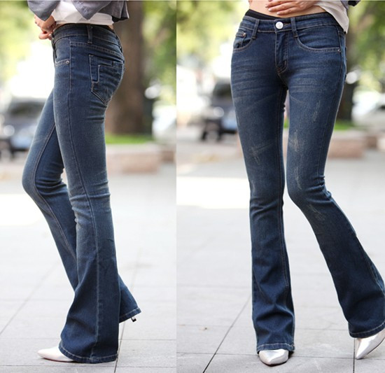 Free Shipping Real pictures with model 2011 autumn fashion 382 slim legs ultra elastic denim boot cut high quality