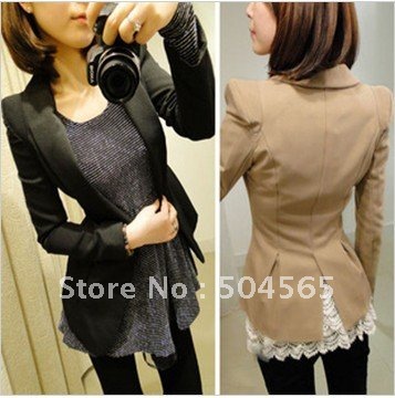 Free shipping+Retail,2012 New Arriving,Women's  Suit Coat,Fashion shoulderpads Jackets,Lady Outerwear,3colors W09