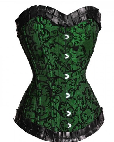 Free Shipping Royal small vest corselets fashion tight green decorative pattern drawing abdomen shaper 16a