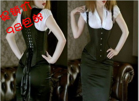 Free Shipping Royal vest tiebelt body shaping bone clothing full stsrhc black remedical weight loss cummerbund