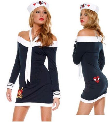 Free shipping!! Sailor Dress Sexy Halloween Costumes Party costume cosplay 2500