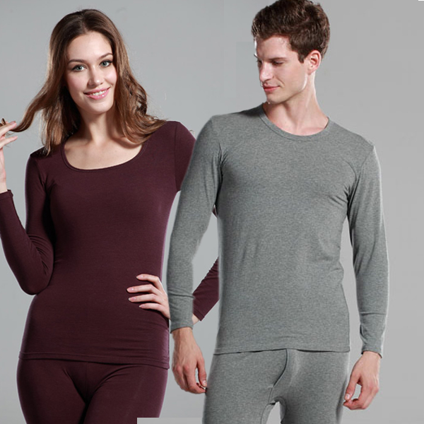 Free shipping seamless Long johns long johns set silver cotton thermal underwear thin cotton sweater set basic set