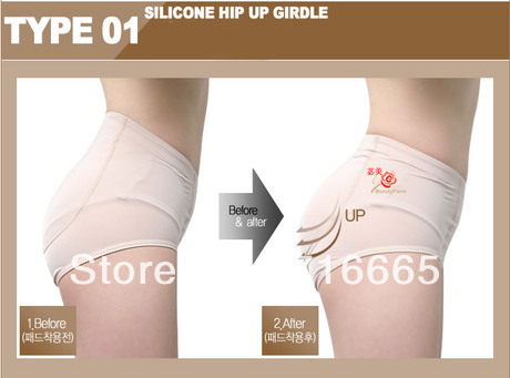 Free Shipping Seamless Padded Buttocks /Mention Hip Pants,Breathable Eco-Friendly