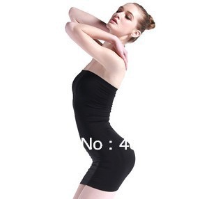 free shipping Seamless Strapless Tight control slip Beauty Body Shaper Slim N Lift Smooth Slimming shapewear bodysuits Dress