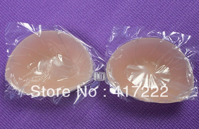 Free Shipping! Self Adhesive Rubber A B C D Cup Nude Strapless Free Bra Silicone Bra 5pairs/lots