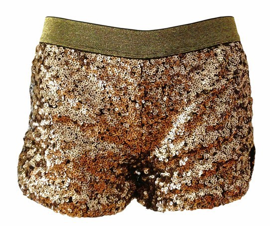 Free Shipping Sequined shorts FM130020