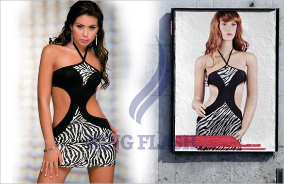 free shipping Sexy Bikini Dress Zebra-Stripe Corset Lingerie Halter