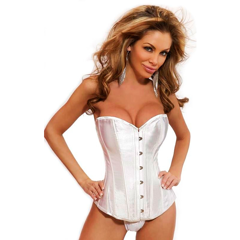 Free shipping sexy black,white  tunic vest corset