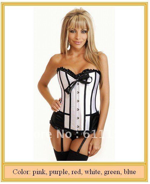 Free shipping!!  Sexy corset fashion costume sequinned bodice sexy underwear satin corset wholesale