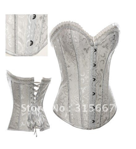 free shipping sexy corset,lingerie ,bustier ,slim lift body shaper ,a set 2pcs include corset +G-string for women  SFM51005