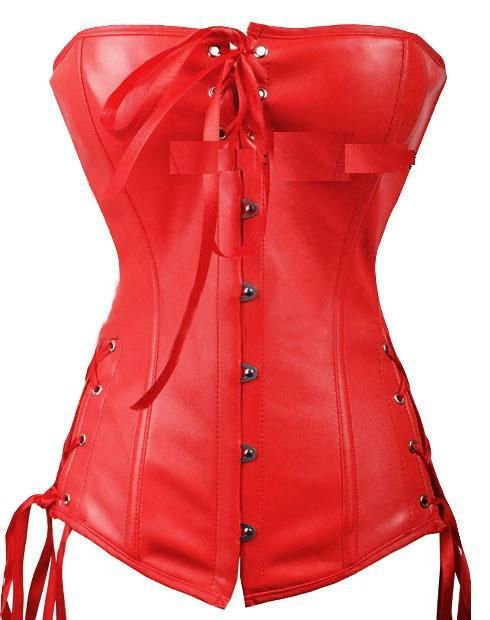 Free shipping,sexy corset, sexy lingerie, leather boned corset