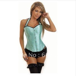 Free shipping! sexy corset, steel boned corset, leather corset,  sexy lingerie,sexy bustier, fashion top,wholesale or retail