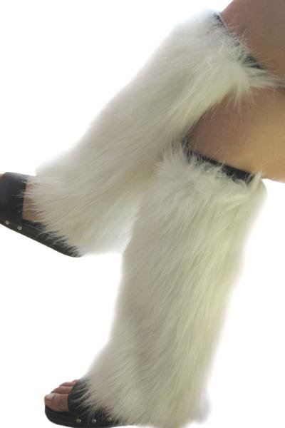 free shipping sexy costume cheap boot cover fur Faux Feather boot furry Leg warmer White Furry Boot Covers Dancer warmer LC70112