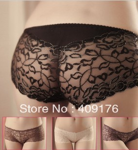 Free Shipping Sexy Lace Underpants Breathable Flower panties sexy women lingrie pants 10pcs/lot