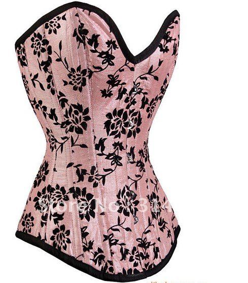 Free shipping!! Sexy Lingerie Floral Brocade Overbust Corset sexy corset  wholesale retail 8194