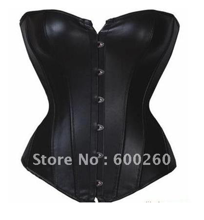 free shipping Sexy underwear/leather corset Gothic style vest #5146