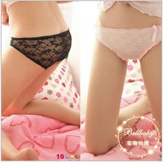 Free Shipping Sexy Women Underwear Lace Cotton Panties Breath Freely A Best Gift For All Beauties,5Pcs/lot