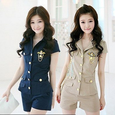 free shipping! Sexy work wear front desk work wear female police uniform cosplay women's restaurant uniforms