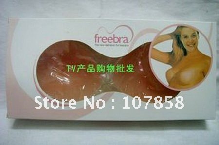 Free shipping Silicone Invisible Free Bra as seen on TV Product 20 sets/lot