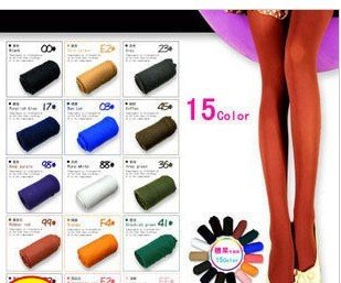 free shipping,silk stockings wholesale 15 candy color velvet slim women leggings,refreshing tights