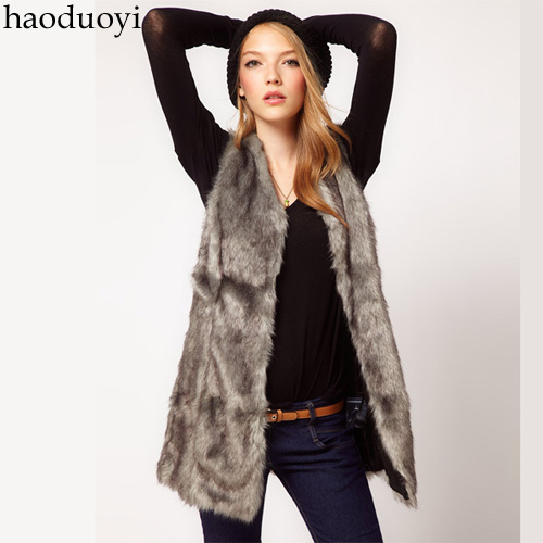 Free Shipping Silver fox wool sleeveless fur vest wool fur coat    HDY