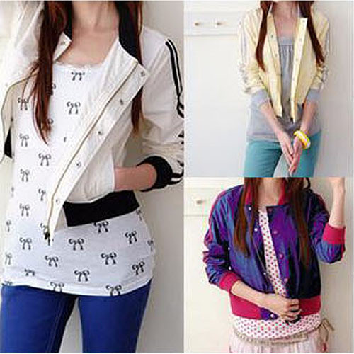 Free shipping Spring and autumn casual all-match sports outerwear 5